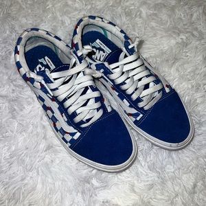 Blue love u vans